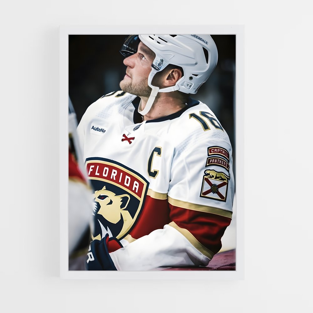 Poster Le Barbu de la Glace – affiche Hockey sur glace (vue 3)